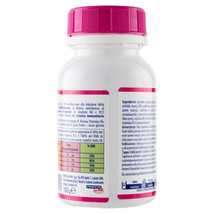 6 PEZZI GOLIA IMMUNO+RICARICA 50 GELEE' GUSTO FRUTTA 150 GRAMMI VITAMINE NATURAL - immagine 2