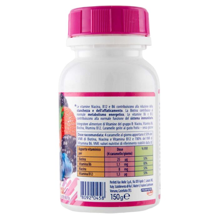 6 PEZZI GOLIA IMMUNO+RICARICA 50 GELEE' GUSTO FRUTTA 150 GRAMMI VITAMINE NATURAL - immagine 3