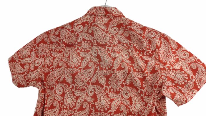 CHEMISE ROUGE À MOTIFS BLANCS TAILLE M PAR LEE COOPER - immagine 3