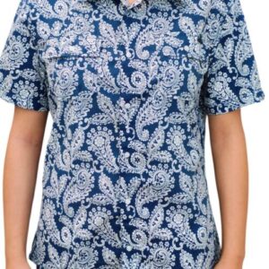 CHEMISE BLEUE MOTIF EN BLANC TAILE S BY LEE COOPER