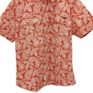 CHEMISE ROUGE À MOTIFS BLANCS TAILLE S BY LEE COOPER
