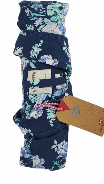 CHEMISE À FLEURS BLEU FONCÉ MANCHES COURTES TAILLE L PAR LEE COOPER - immagine 5