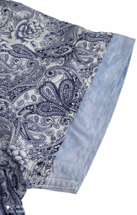 CHEMISE BLEUE OMBRÉE MANCHES COURTES TAILLE M PAR LEE COOPE - immagine 2