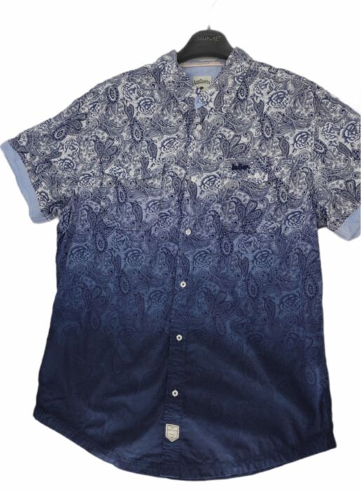 CHEMISE BLEUE OMBRÉE MANCHES COURTES TAILLE M PAR LEE COOPE