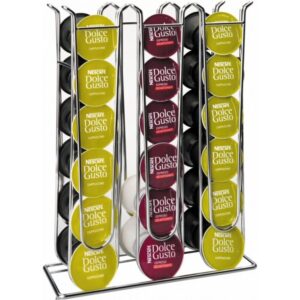IBILI Distributore di capsule di caffè Dolce Gusto, 36 capsule, acciaio cromato