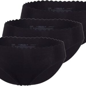 Lovable Slip Invisible Comfort Cotton Nero Donna x3 pezzi