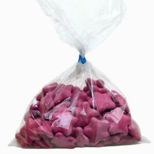 CONFETTI A FORMA STELLE ROSA a cioccolato bianco 200G by crispo