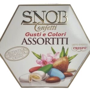 CONFETTI CON 6 GUSTI E COLORI DIVERSI 200GR BY SNOB CRISPO