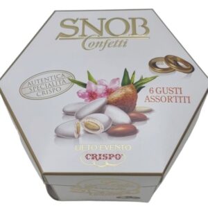 CONFETTI BIANCHI CON 6 GUSTI DIVERSI 200GR BY SNOB CRISPO