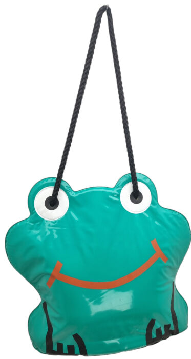 BORSA TERMICA ORIGINALE FORMA DI RANA BY GIOSTYLE 33 H X 32 CM