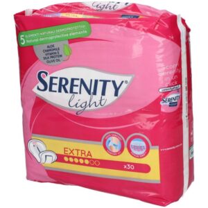 Assorbenti serenity light extra - confezione 30 pezzi