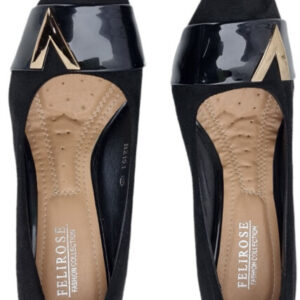 SCARPE DONNA  DECLOTE' VERA PELLE CAMOSCIO NERO BY FELIROSE 37