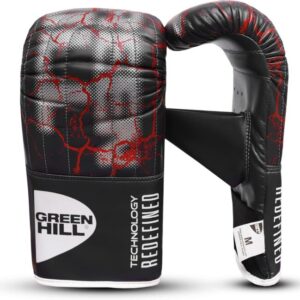 GREEN HILL Guanti da Sacco Speed Neri Blu Rossi Boxe Pugilato Bag Gloves Fit