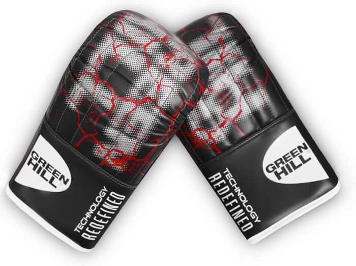 GREEN HILL Guanti da Sacco Speed Neri Blu Rossi Boxe Pugilato Bag Gloves Fit - immagine 2