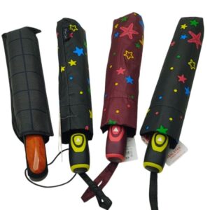 OMBRELLO PIOGGIA PIEGHEVOLE AUTOMATICO 30 cm.