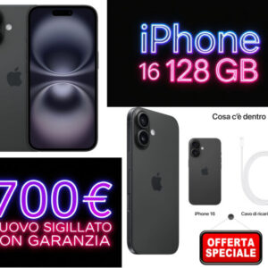 Apple iPhone 16 128 GB  IN OFFERTA  ***