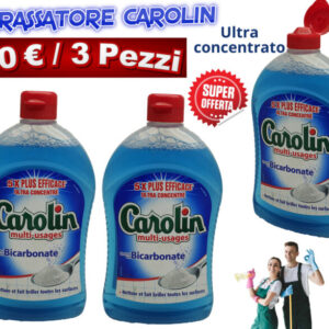 SGRASSATORE  MULTIUSO CAROLIN SUPER CONCENTRATO AL BICARBONATO