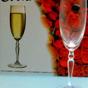 SET DI 6 FLUTE  DA CHAMPAGNE BOHEMIA
