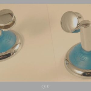 SUPPORT MIROIR EN LAITON CHROME