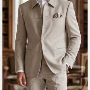 ABITO   CERIMONIA UOMO BEIGE "NOGARA" TAG. 52