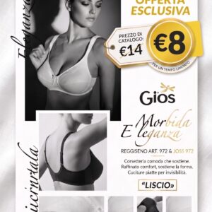 Reggiseno Gios Coppa  B  senza Ferretto Morbida Eleganza  - 972