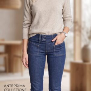 PANTALONI JEANS DONNA STILE ORIGINALE - PANTALONI