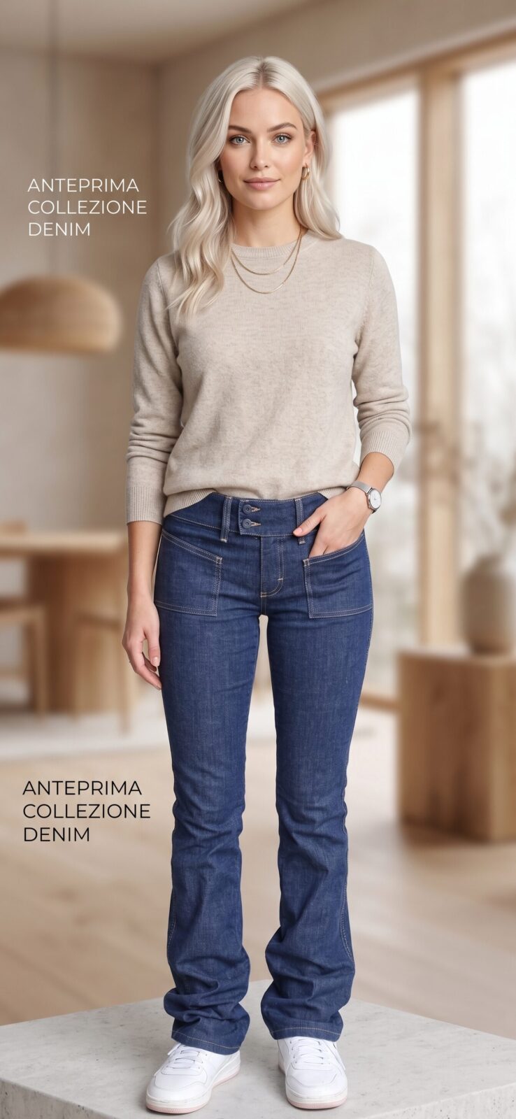 PANTALONI JEANS DONNA STILE ORIGINALE - PANTALONI
