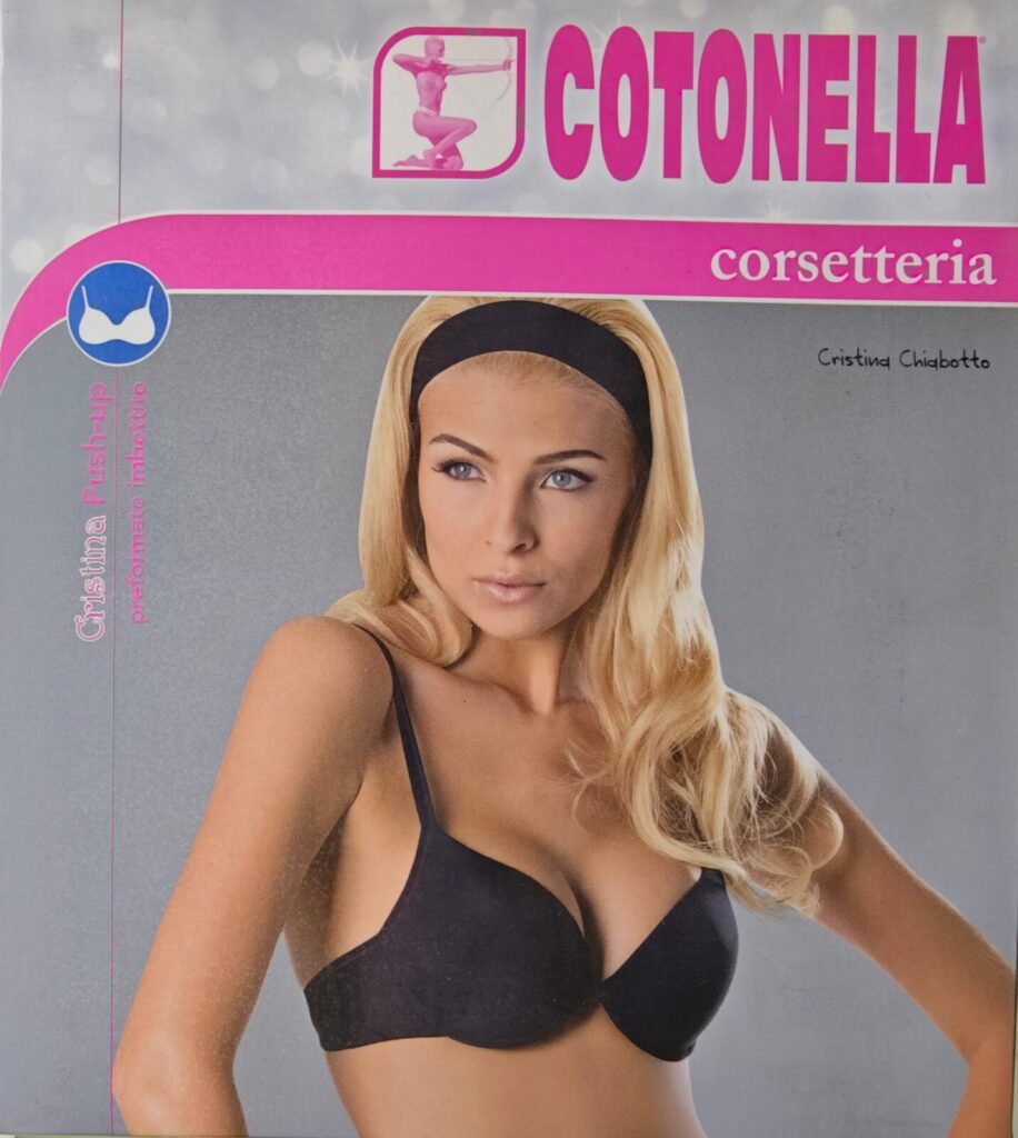 REGGISENO COTONELLA PUSH UP PERFORMATO IMBOTTITO – ART. CRISTINA