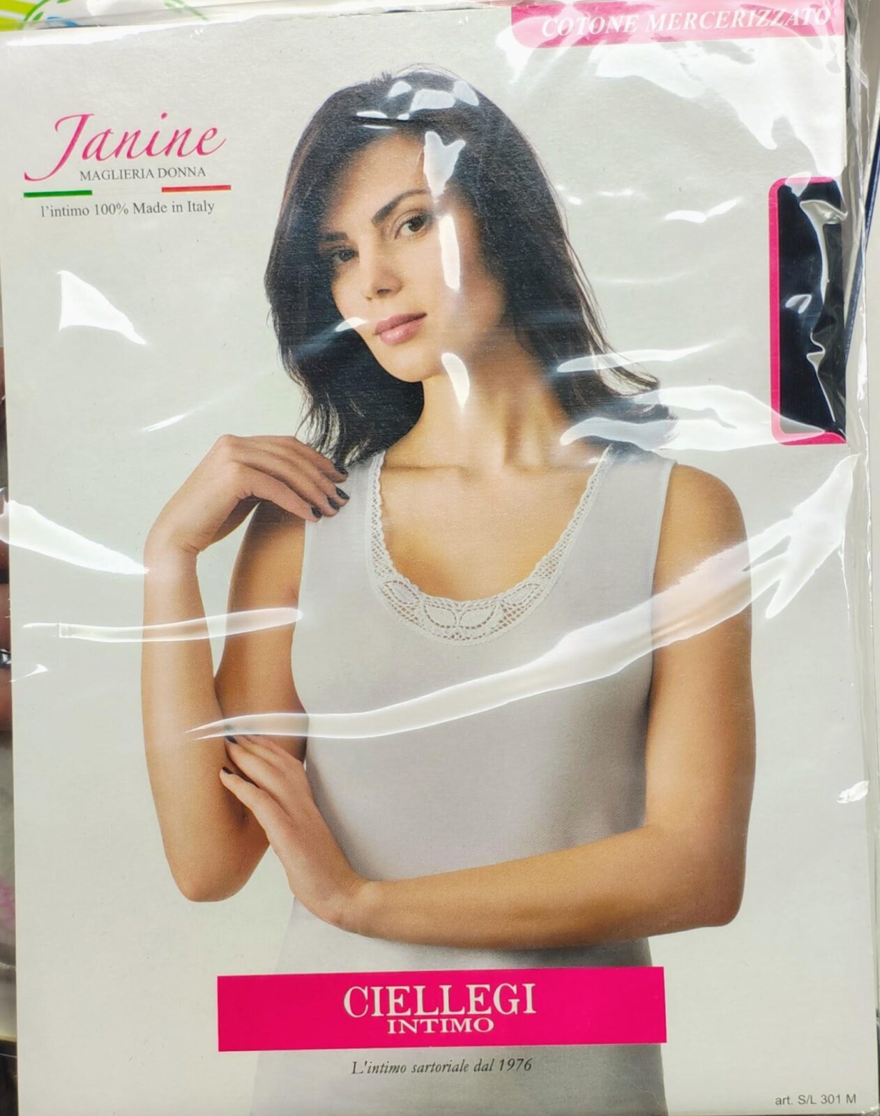 CANOTTA DONNA CON BORDINO IN RASO JANINE MAGLIERIA DONNA - INTIMO