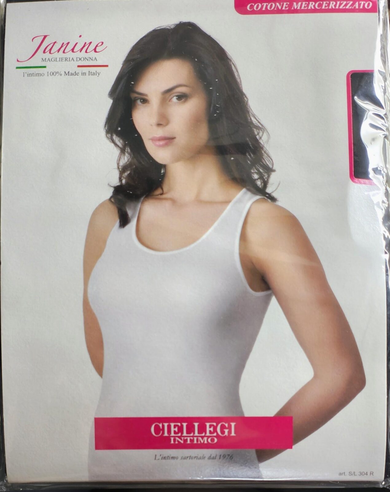 CANOTTA DONNA CON BORDINO IN RASO JANINE MAGLIERIA DONNA - INTIMO