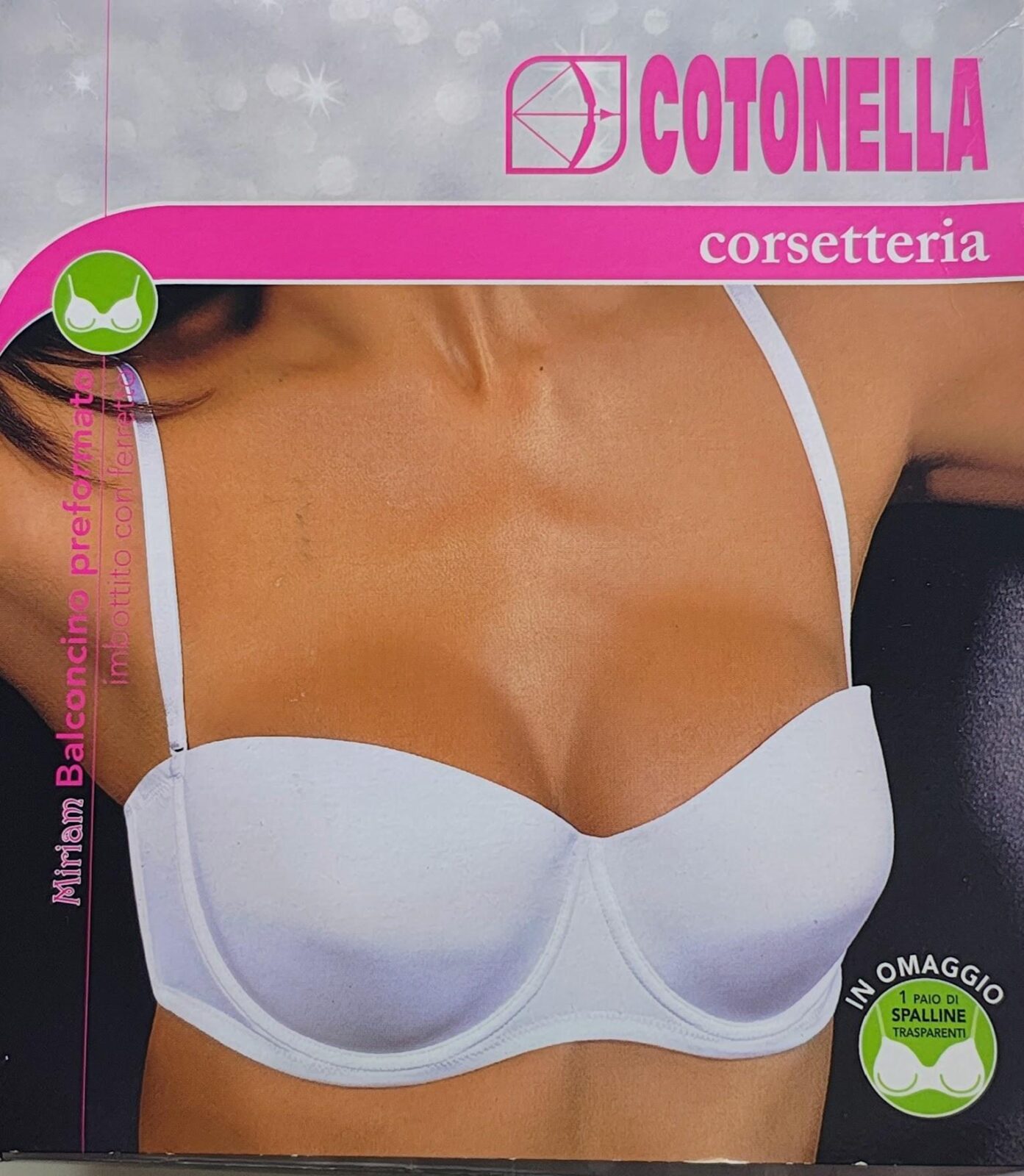 COTONELLA BALCONCINO PREFORMATO IMMBOTTITO CON FERRETTO - INTIMO