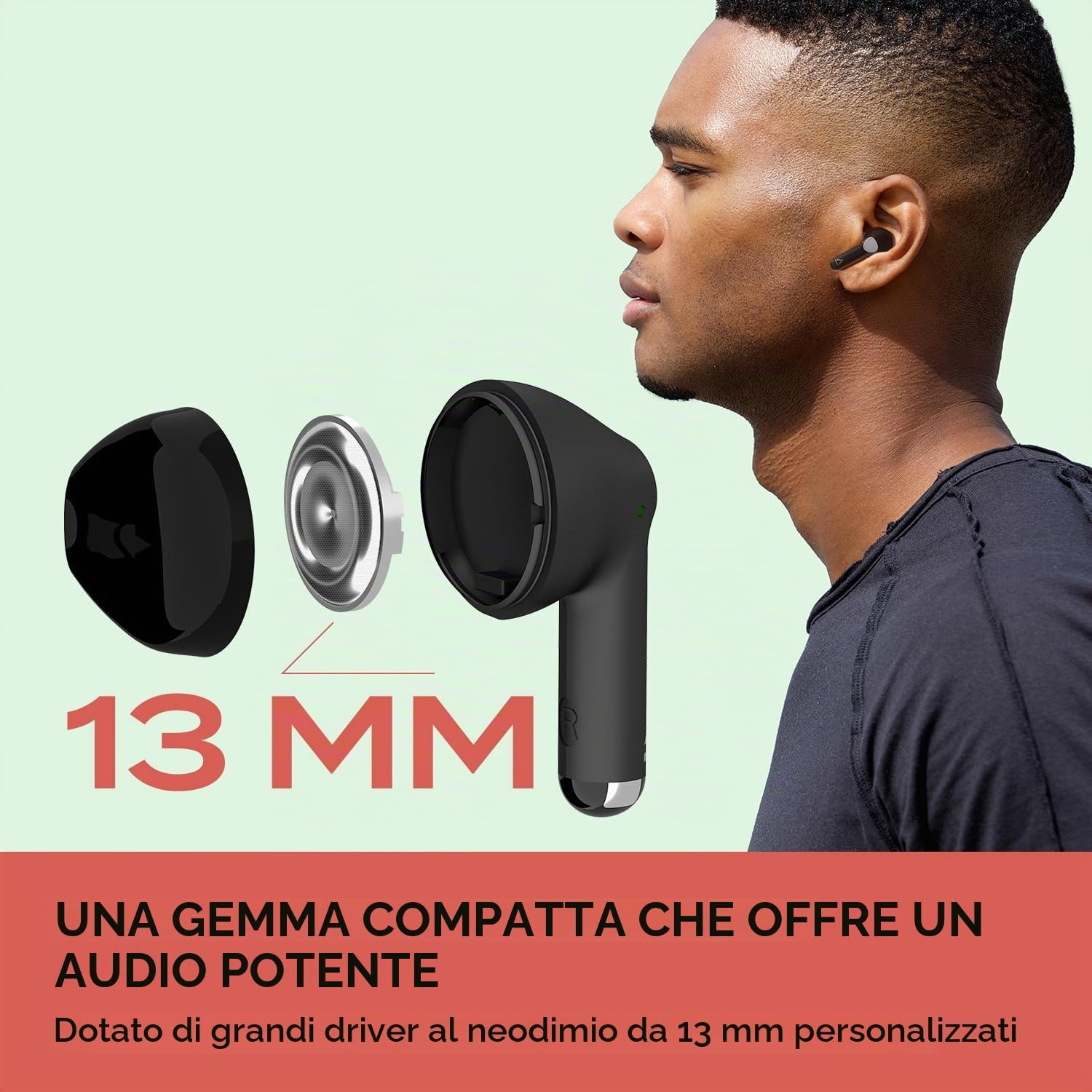 Auricolari Creative Zen Air DOT. Leggeri, a prova di sudore - immagine 7