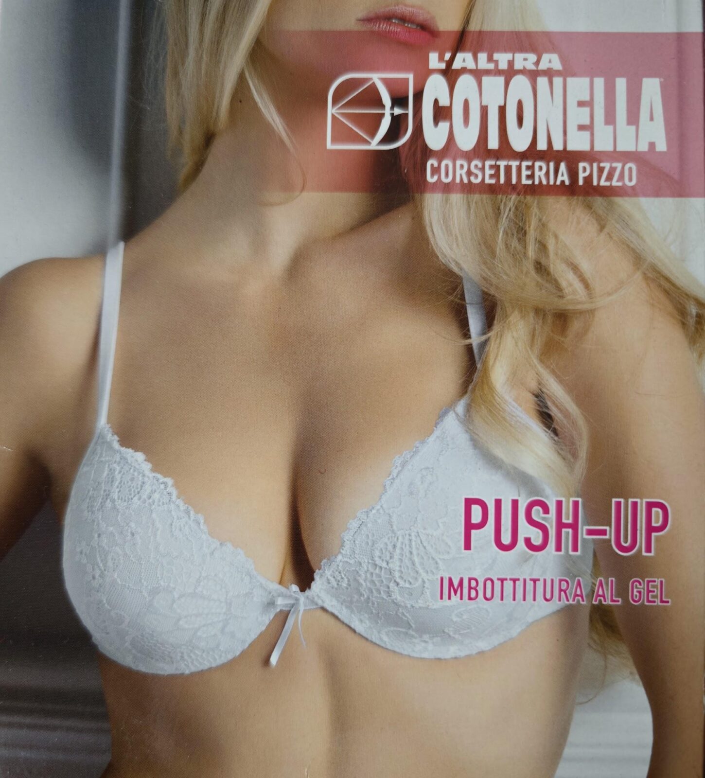 L'ALTRA COTONELLA CORSETTERIA PIZZO PUSH UP CON IMBOTTITURA A GEL - INTIMO