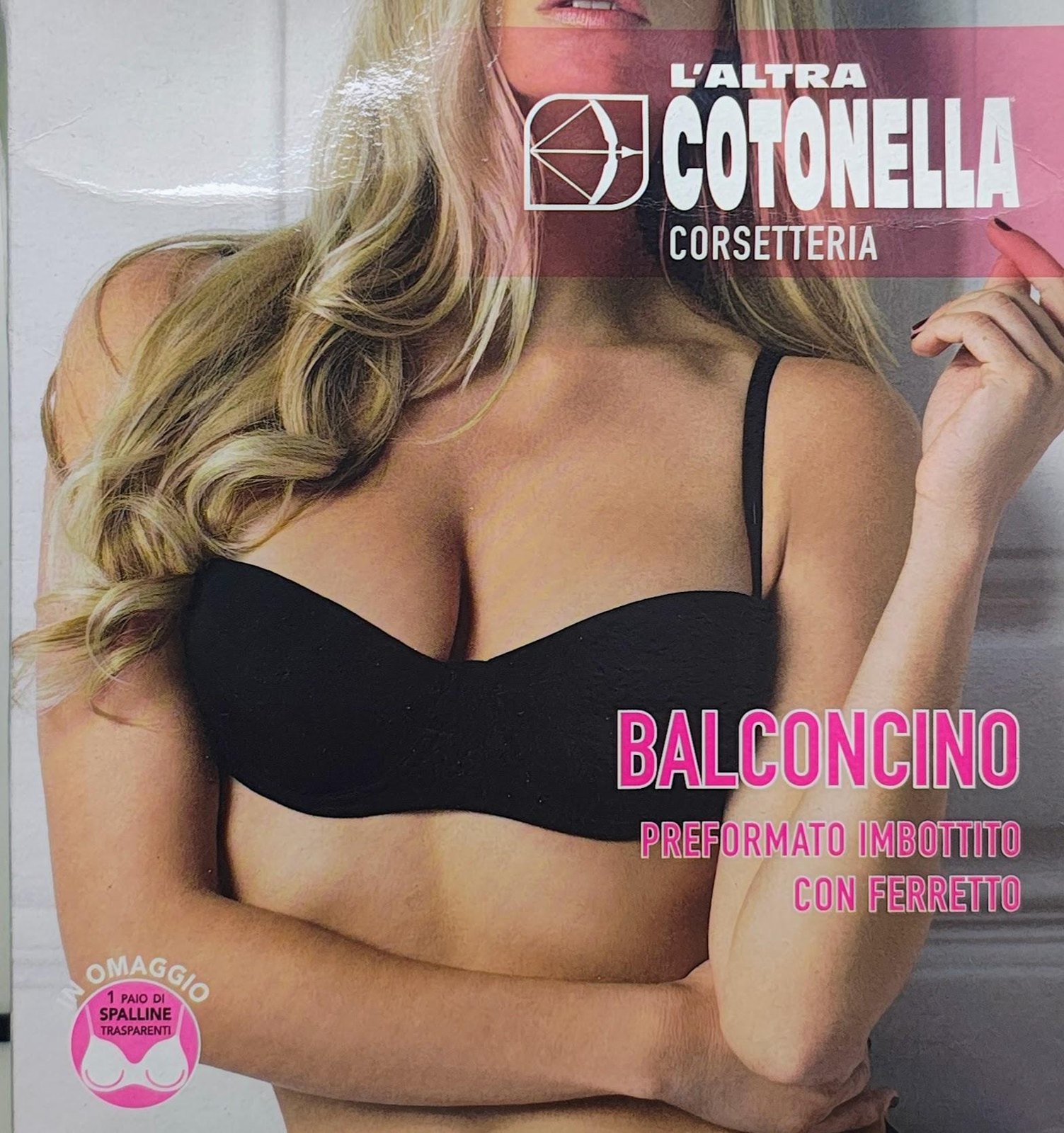 L'ALTRA COTONELLA PREFORMATO IMMBOTTITO CON FERRETTO MIRIAM - INTIMO