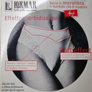 SLIP MICROFIBRA / PIZZO BEIGE - INTIMO