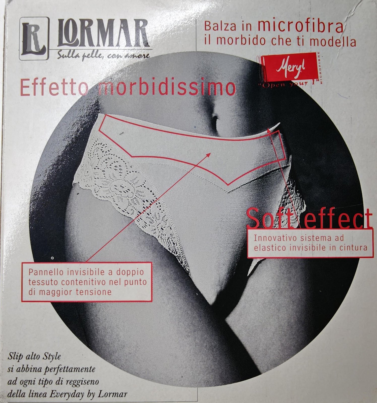 SLIP MICROFIBRA / PIZZO BEIGE - INTIMO