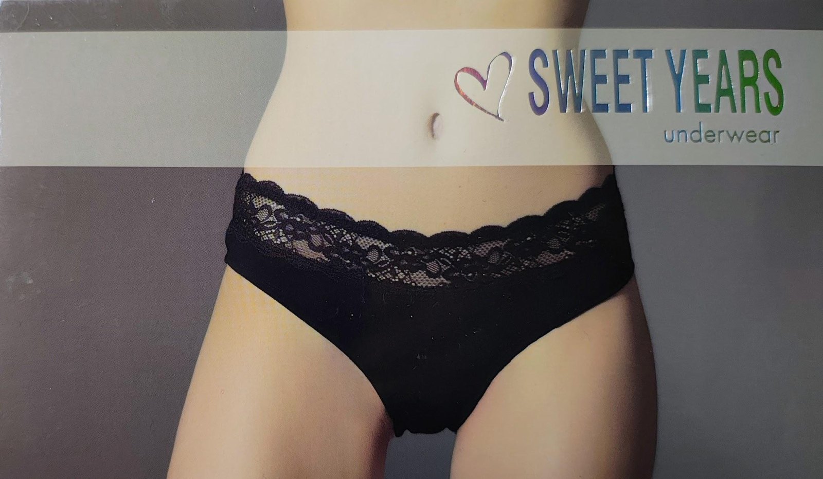 SLIP SWEET YEARS ASSORTITI 2 NERI 2 GRIGI 2 BLU - INTIMO