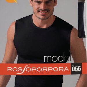 T-SHIRT C. TOND. SENZA MANICHE MODAL ROSSOPORPORA - T-SHIRT / MAGLIETTE