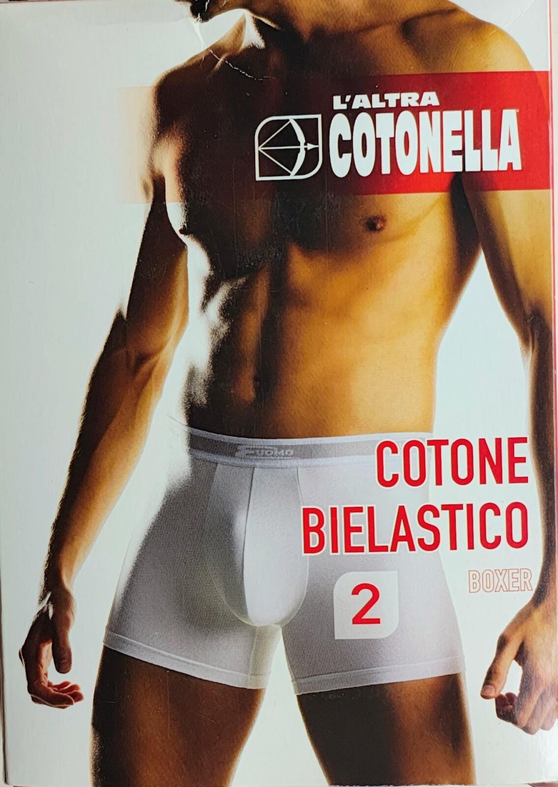 BOXER COTONELLA BIANCO --COTONE ELASTICO - INTIMO