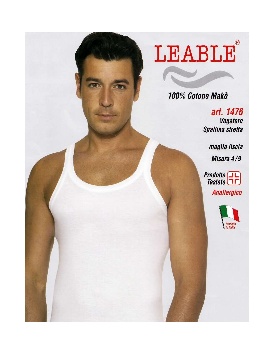 CANOTTA LEABLE B. 100 % COTONE MAKO' - INTIMO