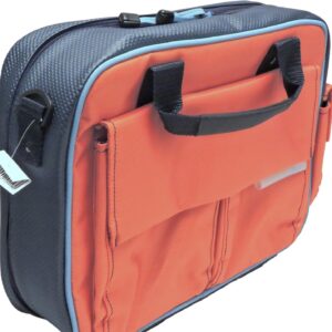 Borsa Porta PC Arancione e Nera con Manici - Borse porta PC