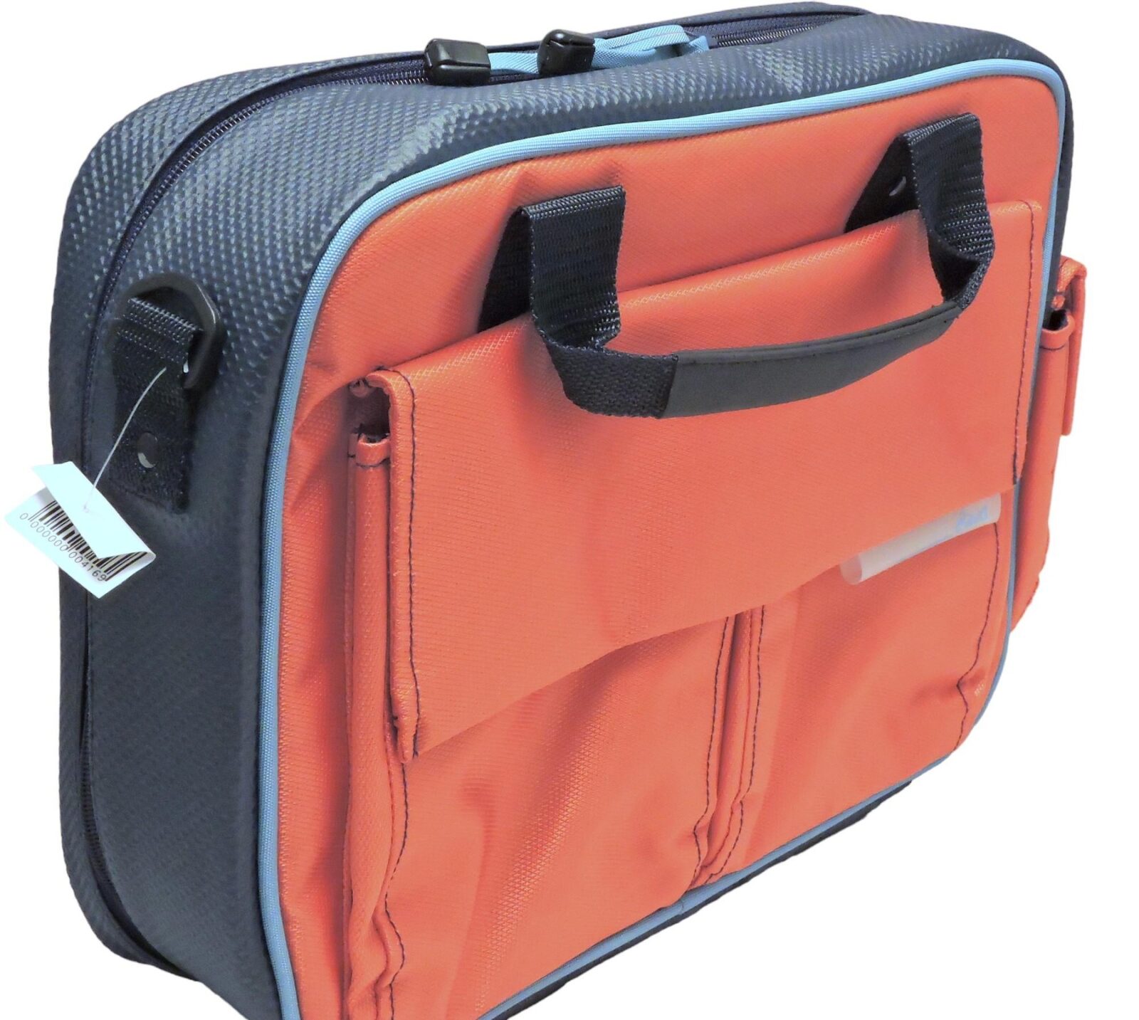 Borsa Porta PC Arancione e Nera con Manici - Borse porta PC