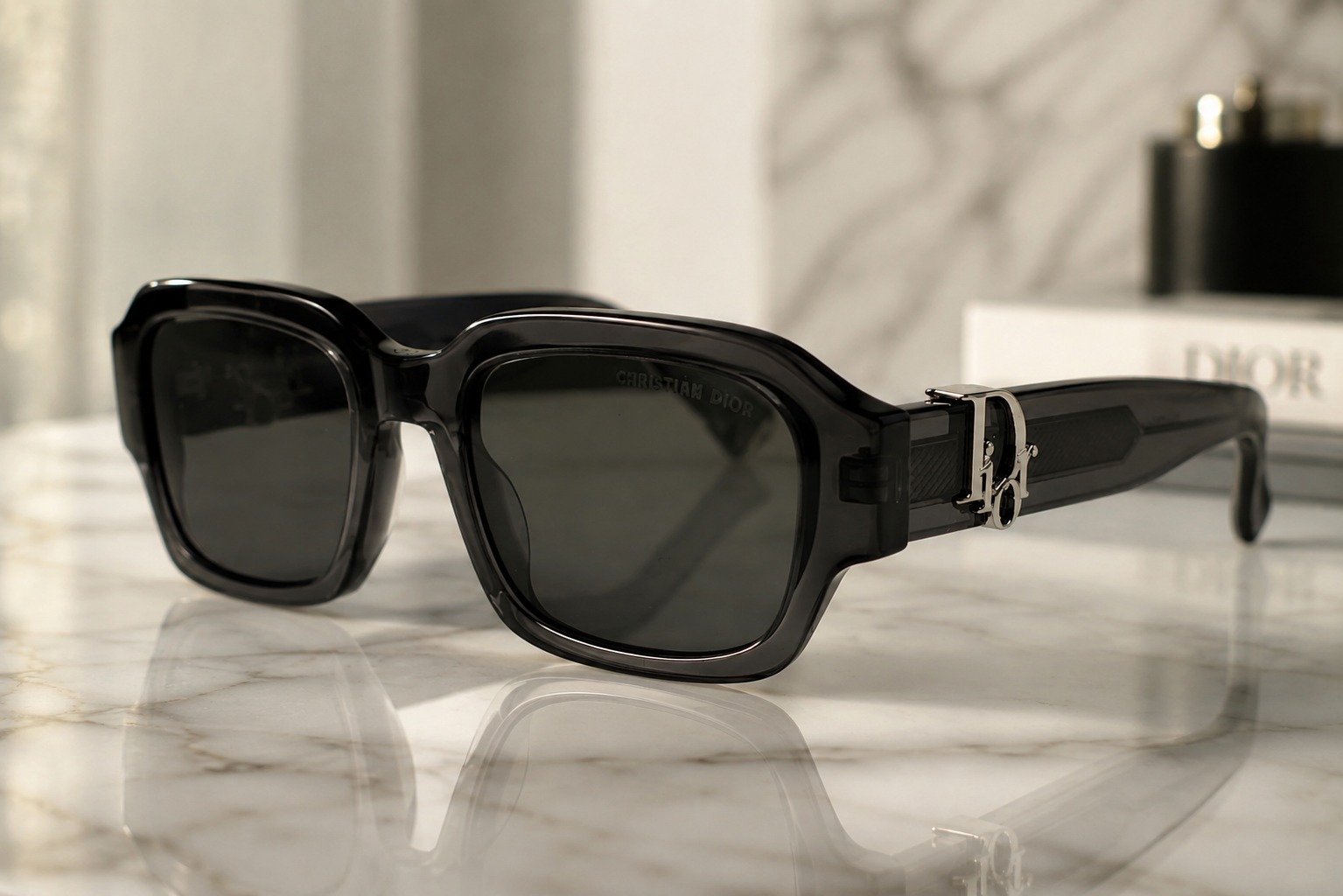 DIOR DiorOblique S2I 45A0 52 – Grigio/Nero Trasparente - OCCHIALI DA SOLE