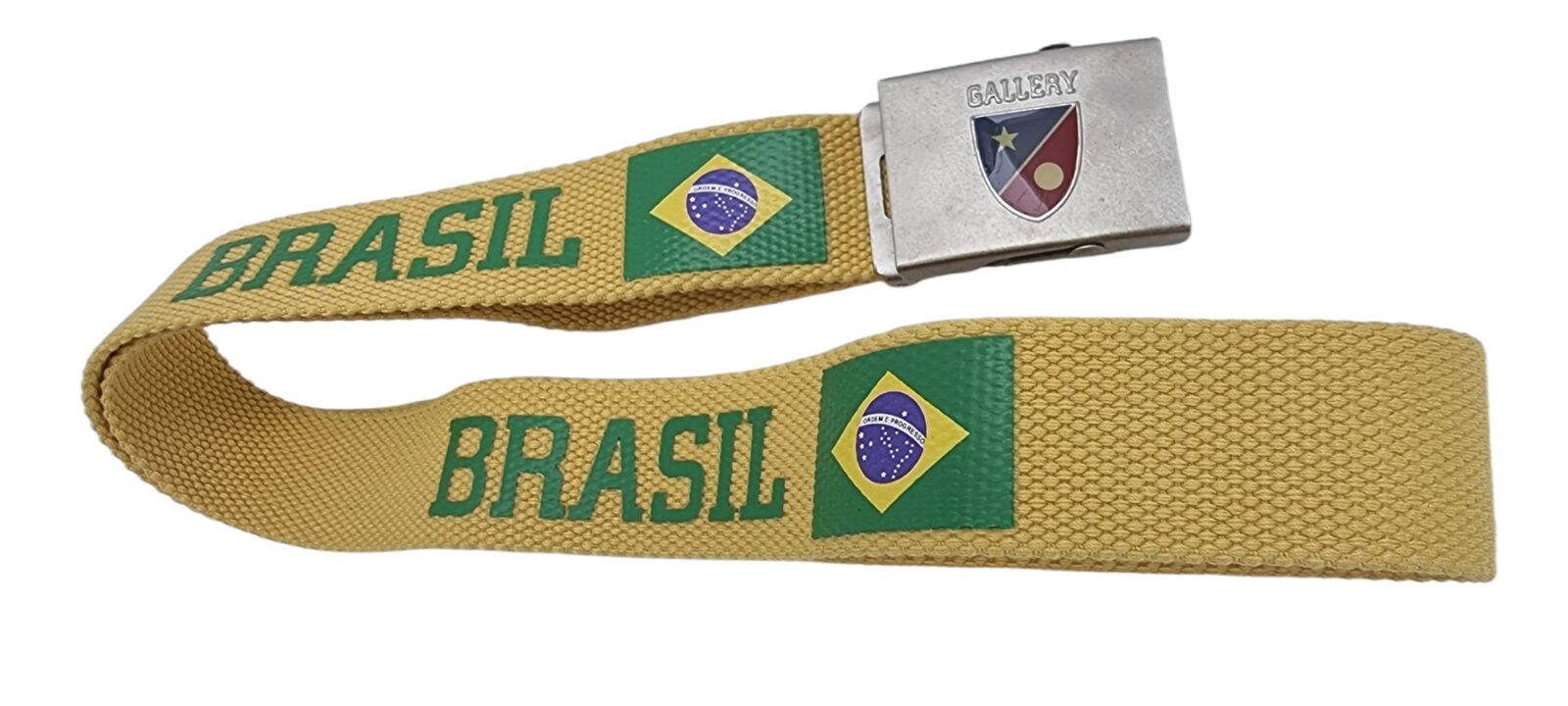 Gallery Team Brasil Cintura Unisex 117 cm - Giallo/Verde - ACCESSORI