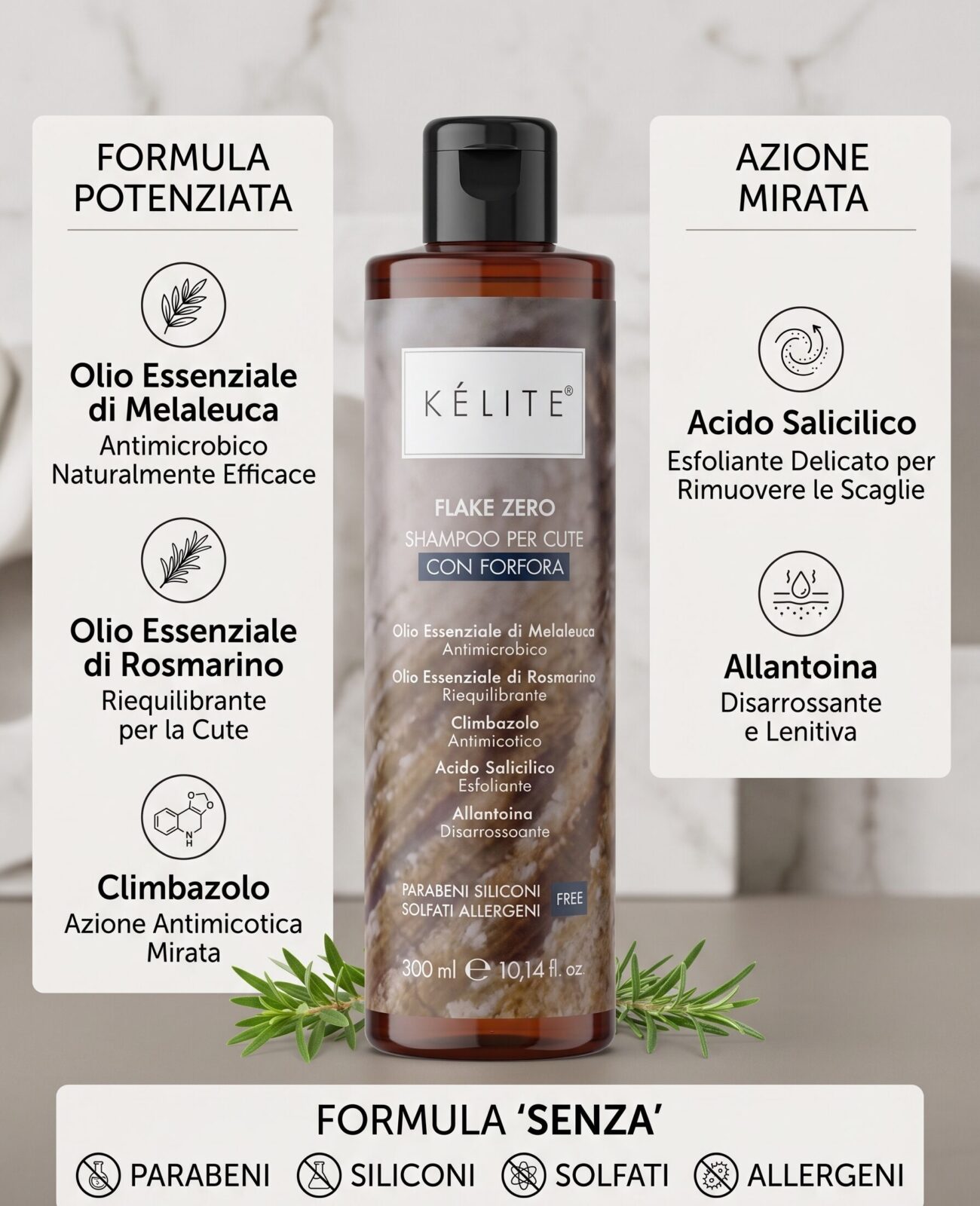 Flake Zero - Shampoo Antiforfora - CURA DELLA PERSONA