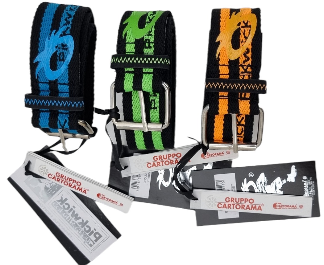 Pickwick Cintura Unisex Multicolor 100% Cotone 110 x 4 cm - ACCESSORI