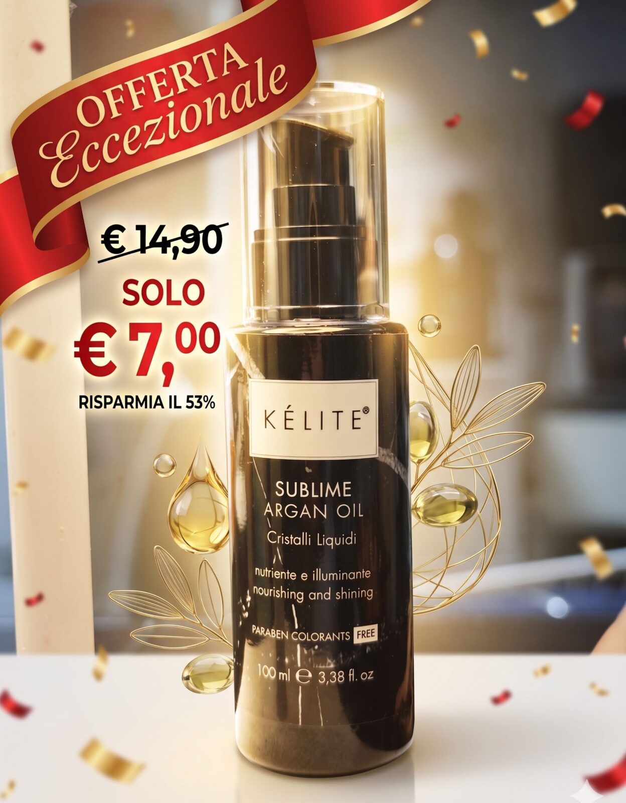 Sublime Argan Oil - Cristalli Liquidi - CURA DELLA PERSONA