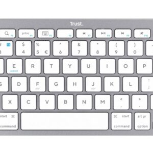 Trust Nado Basics Tastiera Bluetooth QWERTY Italiana - Argento - Tastiere